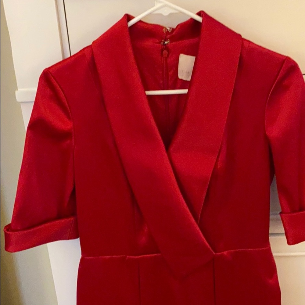 Gal meets glam ruby dress